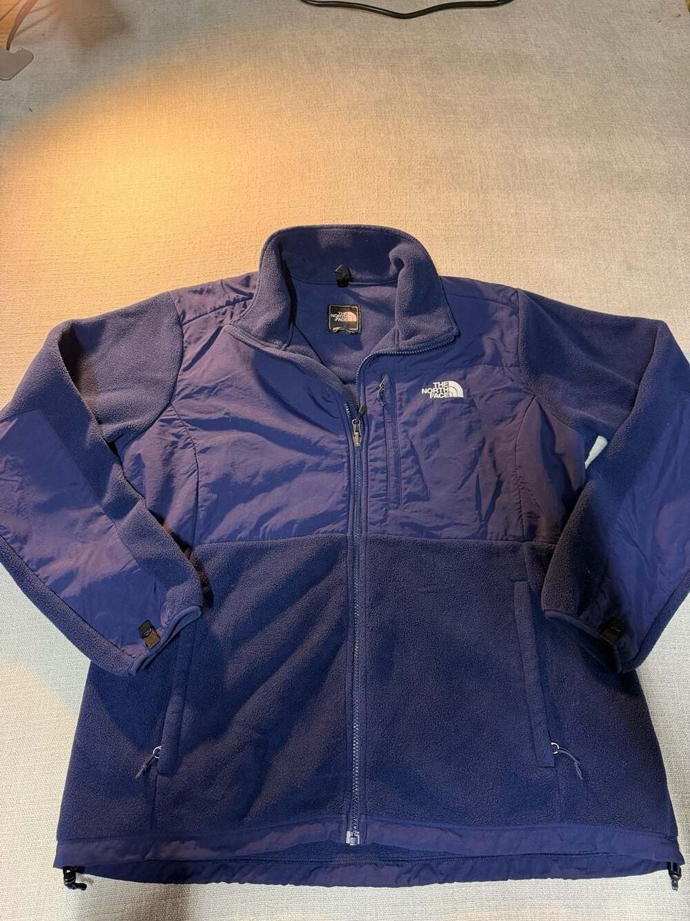 The North Face Denali Fleece Jacket Size XXL Blue Full Zip